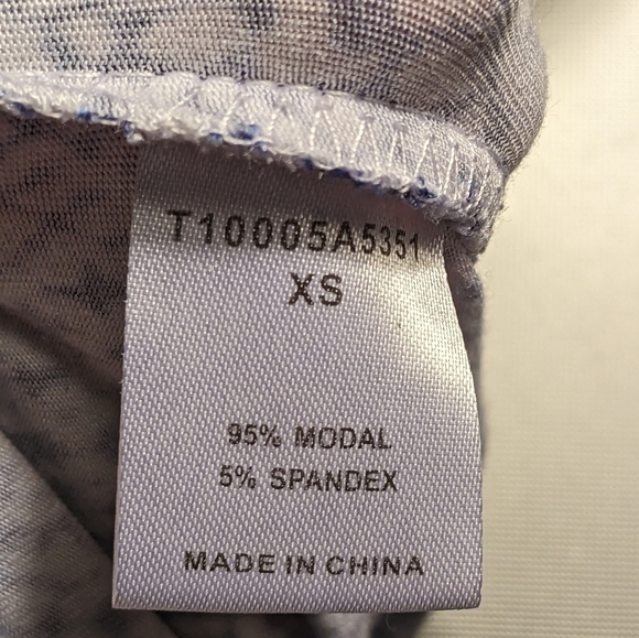 Tart Blue&Black modal&spandex snake print crossover racerback mini dress… - Picture 5 of 5